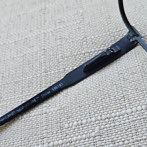 Kirkland Signature SHIRAZ Men Glasses/Sunglasses Frame Black Tone Metal Eyeglass - Picture 8 of 12